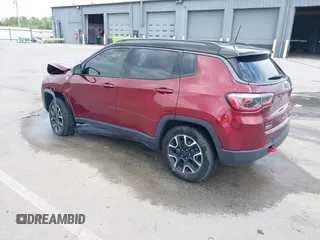 2021 Jeep Compass Trailhawk with VIN 3C4NJDDB6MT502932, listed as a IAAI auction lot 42209945 with 63,119 mi miles and . Bid and sale history available at DreamBid. Image 3.
