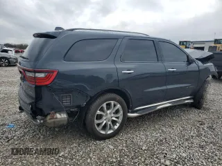 2018 Dodge Durango Citadel with VIN 1C4RDHEG8JC216811, listed as a Copart auction lot 80801934 with 57,765 mi miles and Salvage title. Bid and sale history available at DreamBid. Image 3.
