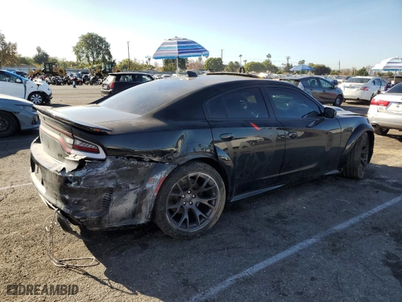 2021 Dodge Charger SRT Hellcat Redeye Widebody with VIN 2C3CDXL94MH531373, listed as a Copart auction lot 85345994 with 18,403 mi miles and Salvage Title. Bid and sale history available at carsss.com. Image 3.