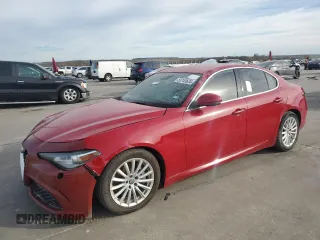 2021 Alfa Romeo Giulia with VIN ZARFAMAN9M7639831, listed as a Copart auction lot 83743634 with 0 mi miles and Clean Title. Bid and sale history available at carsss.com. Image 1.