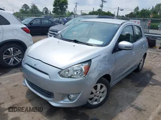 2015 Mitsubishi Mirage ES z VIN ML32A4HJ8FH000674, wystawiony jako IAAI lot #42436460 z przebiegiem 123 929 mil mil oraz . Historia ofert i sprzedaży dostępna na DreamBid. Obrazek 2.