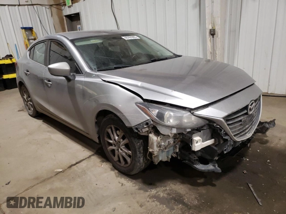 2016 Mazda 3 i Sport with VIN JM1BM1U7XG1304032, listed as a Copart auction lot 46791905 with 122,775 mi miles and Salvage Title. Bid and sale history available at carsss.com. Image 4.