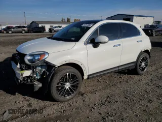 2016 FIAT 500X Lounge with VIN ZFBCFYDT1GP511672, listed as a Copart auction lot 79257394 with 53,857 mi miles and Salvage title. Bid and sale history available at DreamBid. Image 1.