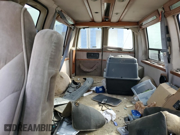 2000 Chevrolet Express Cargo Van w/YF7 with VIN 1GBFG15R5Y1109387, listed as a Copart auction lot 48850655 with 176,057 mi miles and Salvage Title. Bid and sale history available at carsss.com. Image 10.