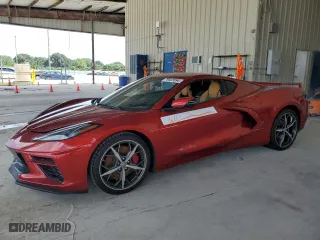 2021 Chevrolet Corvette 3LT with VIN 1G1YC2D43M5124610, listed as a Copart auction lot 79023594 with 0 mi miles and Salvage Title. Bid and sale history available at carsss.com. Image 1.