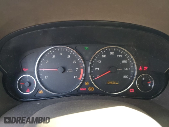 2006 Cadillac CTS with VIN 1G6DM57T660189008, listed as a Copart auction lot 57402805 with 159,606 mi miles and Salvage title. Bid and sale history available at DreamBid. Image 9.