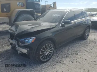 2019 Mercedes-Benz GLC 300 with VIN WDC0G4JB6KV166736, listed as a Copart auction lot 87464974 with 67,828 mi miles and Salvage title. Bid and sale history available at DreamBid. Image 1.
