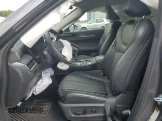 2023 Infiniti QX60 Luxe with VIN 5N1DL1FS2PC370426, listed as a Copart auction lot 57087685 with 14,344 mi miles and Salvage title. Bid and sale history available at DreamBid. Image 7.