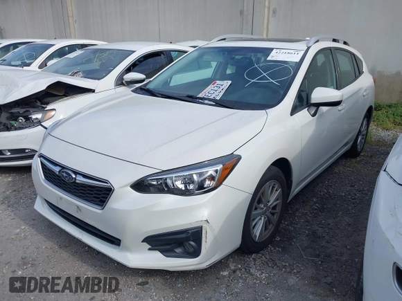2017 Subaru Impreza Premium z VIN 4S3GTAD60H3715347, wystawiony jako IAAI lot #42218611 z przebiegiem 52 367 mil mil oraz . Historia ofert i sprzedaży dostępna na DreamBid. Obrazek 18.
