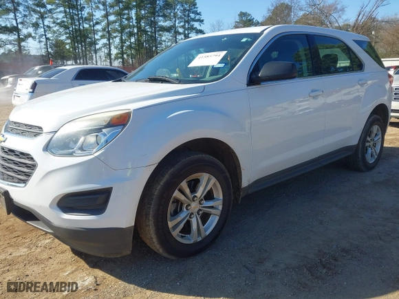 2016 Chevrolet Equinox LS with VIN 2GNALBEK8G1155208, listed as a IAAI auction lot 41585794 with 136,106 mi miles. Bid and sale history available at carsss.com. Image 17.
