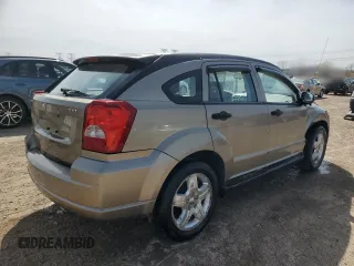 2007 Dodge Caliber SXT with VIN 1B3HB48B27D263783, listed as a Copart auction lot 53116575 with 164,533 mi miles and Salvage Title. Bid and sale history available at DreamBid. Image 3.