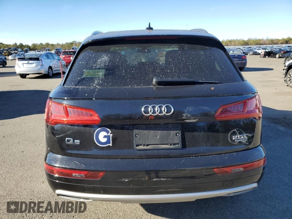 2018 Audi Q5 Premium with VIN WA1ANAFY5J2006403, listed as a Copart auction lot 87045534 with 99,215 mi miles and Salvage title. Bid and sale history available at DreamBid. Image 6.
