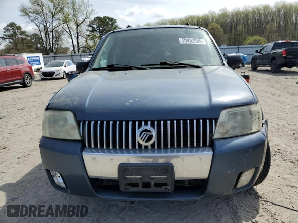 2005 Mercury Mariner Luxury с VIN 4M2CU57175DJ26167, выставлен на аукционе Copart как лот 50492065 с пробегом 89 736 миль миль и Списание • Salvage title. История ставок и продаж доступна на DreamBid. Изображение 5.