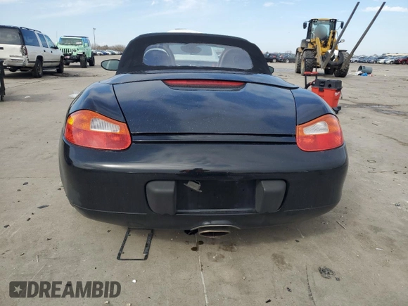 2002 Porsche Boxster with VIN WP0CA298X2U624074, listed as a Copart auction lot 42729845 with 116,119 mi miles and Salvage title. Bid and sale history available at DreamBid. Image 6.