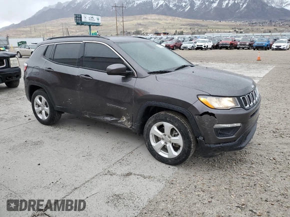 2019 Jeep Compass Latitude z VIN 3C4NJCBB3KT756088, wystawiony jako Copart lot #48747535 z przebiegiem 63 572 mil mil oraz Szkoda całkowita • Salvage title. Historia ofert i sprzedaży dostępna na DreamBid. Obrazek 4.