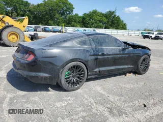2018 Ford Mustang GT with VIN 1FA6P8CF7J5144692, listed as a Copart auction lot 51229425 with 67,357 mi miles and Salvage Title. Bid and sale history available at carsss.com. Image 3.