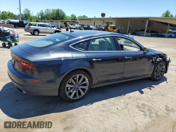 2016 Audi A7 3.0 Premium Plus with VIN WAUWGAFC4GN019254, listed as a Copart auction lot 61287554 with 95,036 mi miles and Salvage Title. Bid and sale history available at carsss.com. Image 3.