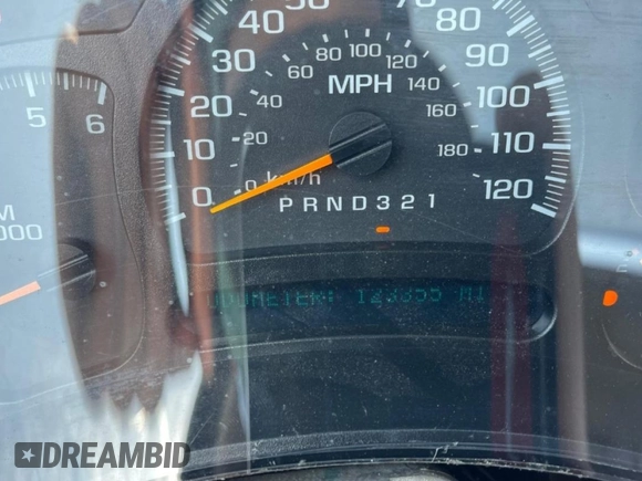 2007 Chevrolet Silverado 1500 LS with VIN 1GCEC14V27Z204071, listed as a Copart auction lot 50455645 with 123,355 mi miles and Salvage Title. Bid and sale history available at carsss.com. Image 9.