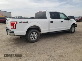 2017 Ford F-150 XL with VIN 1FTFW1EG2HFA89227, listed as a Copart auction lot 50553105 with 135,197 mi miles and Salvage Title. Bid and sale history available at carsss.com. Image 3.