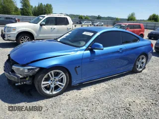 2019 BMW 4 Series 440i xDrive with VIN WBA4W9C54KAF94777, listed as a Copart auction lot 58864545 with 57,584 mi miles and Salvage title. Bid and sale history available at DreamBid. Image 1.