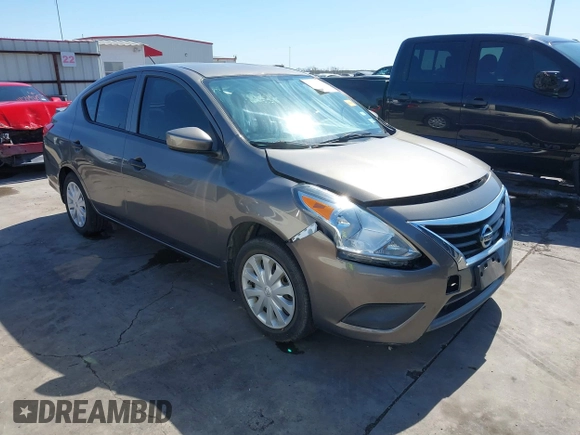 2016 Nissan Versa S Plus with VIN 3N1CN7AP7GL894730, listed as a IAAI auction lot 41748661 with 130,029 mi miles. Bid and sale history available at carsss.com. Image 1.