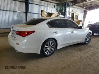 2016 Infiniti Q50 3.0t Premium with VIN JN1EV7AP6GM300482, listed as a Copart auction lot 49346165 with 60,743 mi miles and Salvage Title. Bid and sale history available at carsss.com. Image 3.