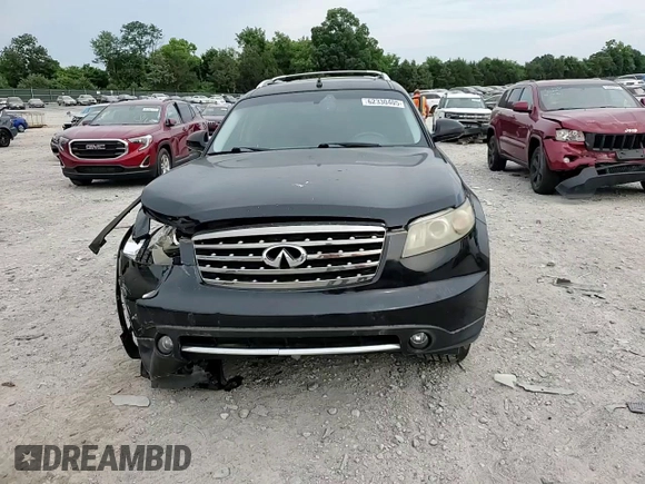 2008 Infiniti FX with VIN JNRAS08W28X208178, listed as a Copart auction lot 62330405 with 228,371 mi miles and Salvage title. Bid and sale history available at DreamBid. Image 14.