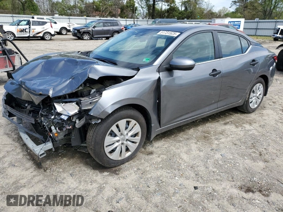 2024 Nissan Sentra S with VIN 3N1AB8BV4RY238946, listed as a Copart auction lot 51731525 with 8,675 mi miles and Salvage Title. Bid and sale history available at DreamBid. Image 1.