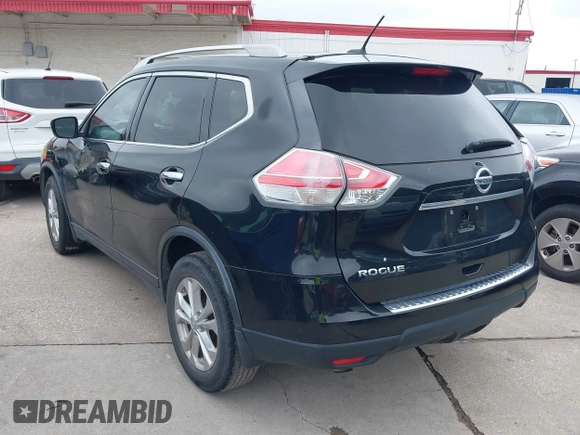 2015 Nissan Rogue SV with VIN KNMAT2MT6FP575909, listed as a IAAI auction lot 42178443 with 141,944 mi miles and . Bid and sale history available at carsss.com. Image 3.