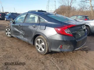 2020 Honda Civic Sedan LX with VIN 2HGFC2F66LH566187, listed as a IAAI auction lot 41523994 with 42,161 mi miles. Bid and sale history available at carsss.com. Image 3.