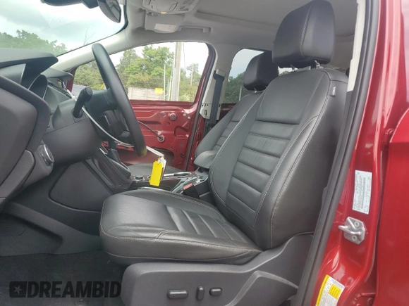 2016 Ford Escape Titanium with VIN 1FMCU9J90GUA02736, listed as a Copart auction lot 63068165 with 23,860 mi miles and Salvage title. Bid and sale history available at DreamBid. Image 7.