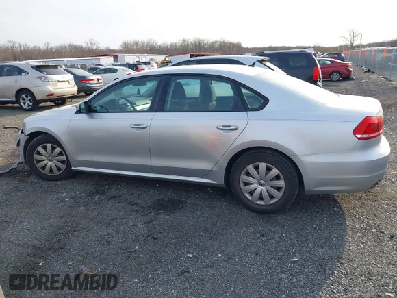 2013 Volkswagen Passat S with VIN 1VWAP7A31DC073445, listed as a IAAI auction lot 41776843 with 212,259 mi miles and . Bid and sale history available at DreamBid. Image 13.