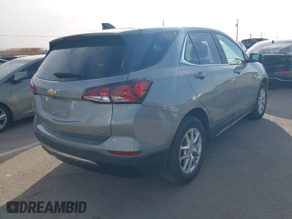 2023 Chevrolet Equinox LT with VIN 3GNAXJEGXPS182800, listed as a IAAI auction lot 41562122 with 68,631 mi miles and . Bid and sale history available at DreamBid. Image 4.
