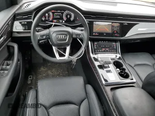2022 Audi Q8 Prestige with VIN WA1FVBF13ND006067, listed as a Copart auction lot 69232414 with 57,797 mi miles and Salvage Title. Bid and sale history available at carsss.com. Image 8.
