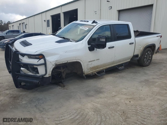 2021 Chevrolet Silverado 2500HD Custom with VIN 1GC4YME78MF244036, listed as a Copart auction lot 84820844 with NaN miles and Salvage Title. Bid and sale history available at carsss.com. Image 1.