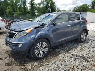 2014 Kia Sportage EX z VIN KNDPCCAC2E7629547, wystawiony jako Copart lot #61255755 z przebiegiem 86 324 mil mil oraz Szkoda całkowita • Salvage title. Historia ofert i sprzedaży dostępna na DreamBid. Obrazek 1.