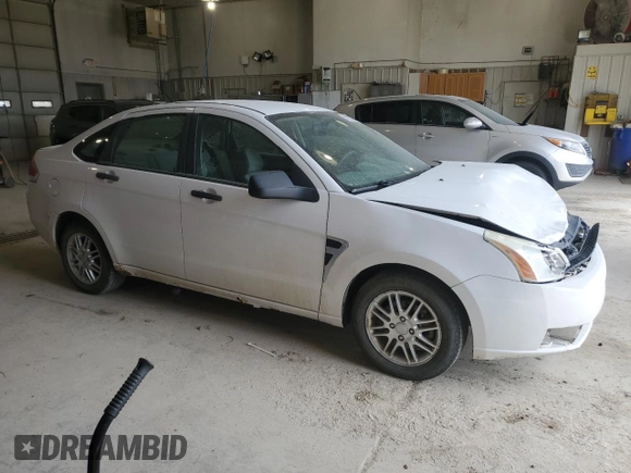 2008 Ford Focus SE with VIN 1FAHP35NX8W210821, listed as a Copart auction lot 51229155 with 108,154 mi miles and Salvage Title. Bid and sale history available at DreamBid. Image 4.