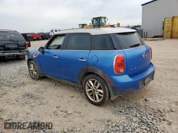 2014 MINI Countryman z VIN WMWZB3C59EWR40468, wystawiony jako Copart lot #62678655 z przebiegiem 108 645 mil mil oraz Czysty tytuł • Clean title. Historia ofert i sprzedaży dostępna na DreamBid. Obrazek 2.