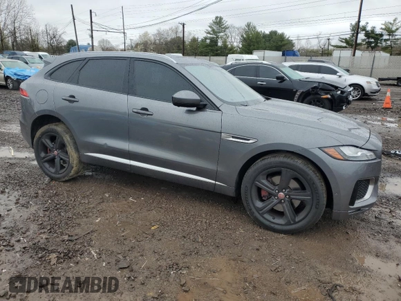 2018 Jaguar F-Pace S z VIN SADCM2FV9JA203808, wystawiony jako Copart lot #52248255 z przebiegiem 86 382 mil mil oraz Szkoda całkowita • Salvage title. Historia ofert i sprzedaży dostępna na DreamBid. Obrazek 4.