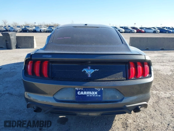 2019 Ford Mustang EcoBoost with VIN 1FA6P8TH7K5154190, listed as a IAAI auction lot 41386490 with 43,527 mi miles and . Bid and sale history available at carsss.com. Image 16.