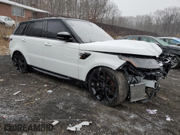 2022 Land Rover Range Rover Sport HSE Silver Edition with VIN SALWR2SU5NA221955, listed as a Copart auction lot 44607745 with 46,881 mi miles and Clean title. Bid and sale history available at DreamBid. Image 4.