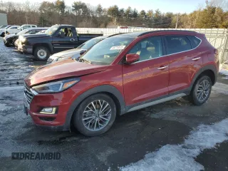 2021 Hyundai Tucson Ultimate with VIN KM8J3CAL8MU371746, listed as a Copart auction lot 45215515 with 43,713 mi miles and Salvage title. Bid and sale history available at DreamBid. Image 1.