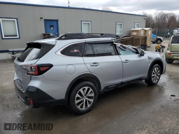 2021 Subaru Outback Premium with VIN 4S4BTAFC2M3217931, listed as a Copart auction lot 49651835 with 49,298 mi miles and Salvage Title. Bid and sale history available at DreamBid. Image 3.