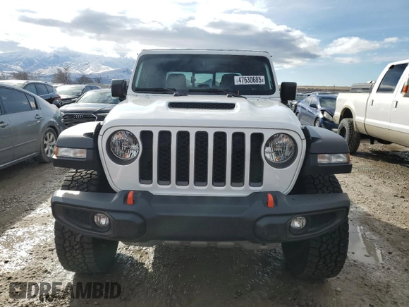 2023 Jeep Gladiator Mojave with VIN 1C6JJTEG3PL582698, listed as a Copart auction lot 47630685 with 12,466 mi miles and Salvage Title. Bid and sale history available at carsss.com. Image 5.