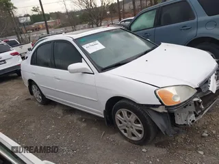 2003 Honda Civic EX with VIN 2HGES26783H624419, listed as a IAAI auction lot 41758486 with 206,177 mi miles. Bid and sale history available at carsss.com. Image 13.