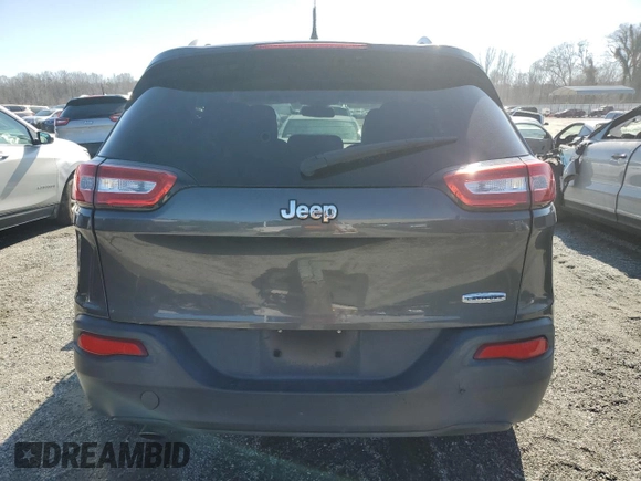 2014 Jeep Cherokee Latitude with VIN 1C4PJLCBXEW165312, listed as a Copart auction lot 48423755 with 113,950 mi miles and Salvage Title. Bid and sale history available at carsss.com. Image 6.