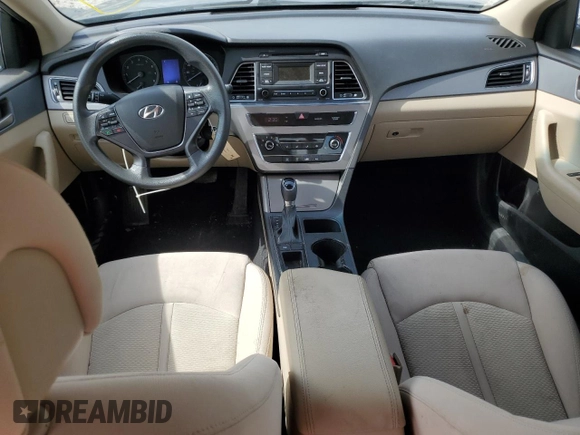 2017 Hyundai Sonata SE with VIN 5NPE24AF6HH557679, listed as a Copart auction lot 51521615 with 148,337 mi miles and Salvage Title. Bid and sale history available at DreamBid. Image 8.