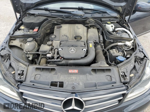 2014 Mercedes-Benz C 250 Sport with VIN WDDGF4HB0EG246514, listed as a Copart auction lot 51330175 with 71,746 mi miles and Salvage Title. Bid and sale history available at DreamBid. Image 11.
