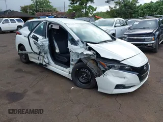 2023 Nissan LEAF S with VIN 1N4AZ1BV7PC560847, listed as a IAAI auction lot 40733167 with 17,137 mi miles and . Bid and sale history available at DreamBid. Image 1.