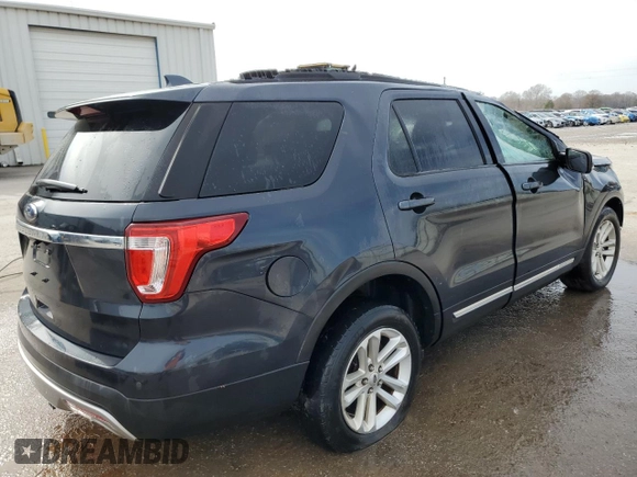 2017 Ford Explorer XLT with VIN 1FM5K7D86HGD97821, listed as a Copart auction lot 41993425 with 113,240 mi miles and Non Repairable. Bid and sale history available at DreamBid. Image 3.